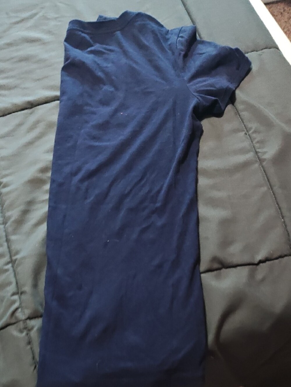 GAP Navy Short Sleeve Tee with White Logo - Picture 5 of 5